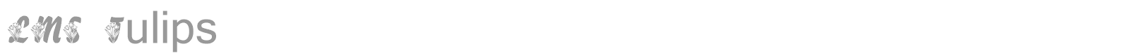 LMS Tulips font preview